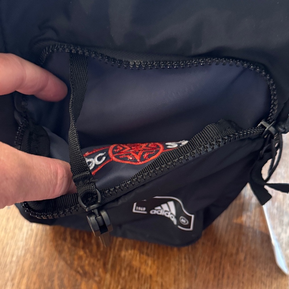 Adidas Black Backpack with Red and White Details - Picture 12 of 13
